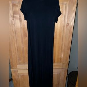 Black Maxi T-Shirt Dress
